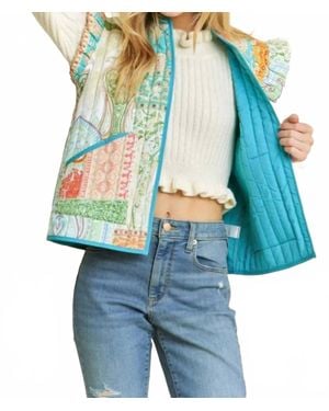 Sweet Generis Quilted Vest - Blue