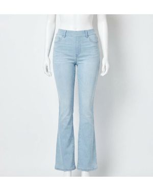 Spanx High-Rise Flare Jeans - Blue