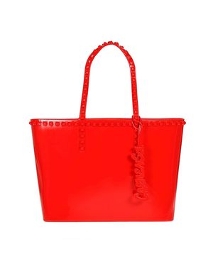 Carmen Sol Seba Mid Tote Bag - Red