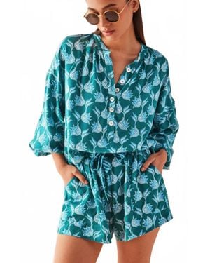 Omika Asha Shorts - Blue