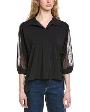Joseph Ribkoff Elbow Sleeve Top - Black