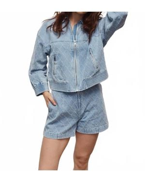 Melissa Nepton Fen Boxy Jacket - Blue