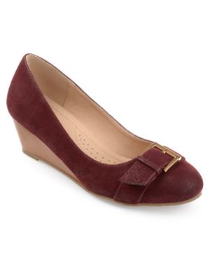 Journee Collection Collection Comfort Graysn Wedge - Red