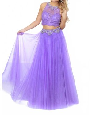 2Cute Maxi Prom Dress - Purple