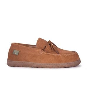Cloud Nine Moccasin Slippers - Brown