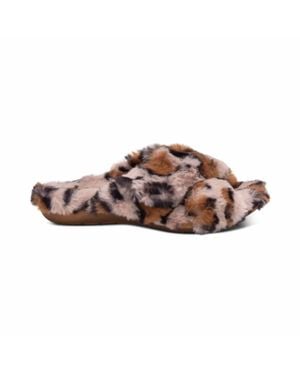 Aetrex Penelope Strap Slipper - Brown