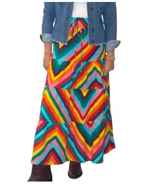 SOFIA The Label Amelia Maxi Skirt - Blue