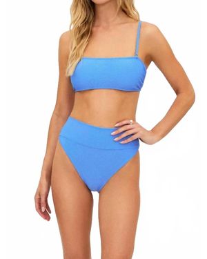 Beach Riot Highway Bikini Bottom - Blue