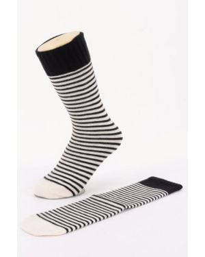 TRUEDAMES Cotton Stretch Socks - Black