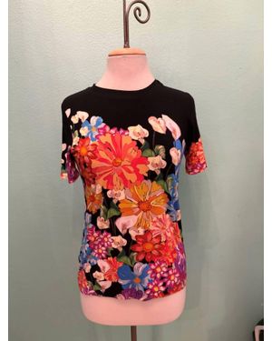 Johnny Was Janie Fav Short Sleeve Crew Tee - Red