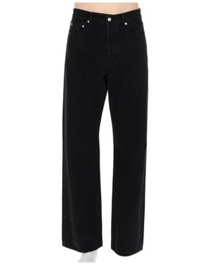 Jacquemus Le De-Nimes Droit Straight-Leg Denim Jeans - Black