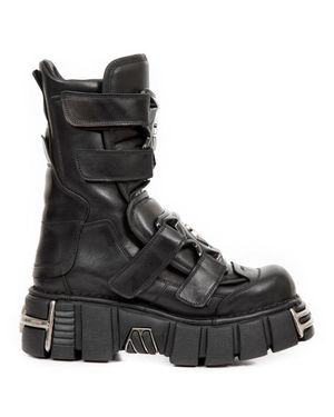 New Rocks Man New Rock Biker Boots for Men | Lyst