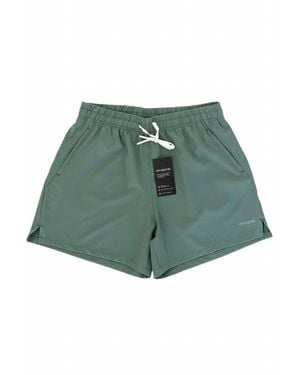 Navano Pull-On Gym Shorts - Green
