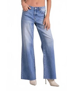 Elan Jemma Wide Leg Jean - Blue
