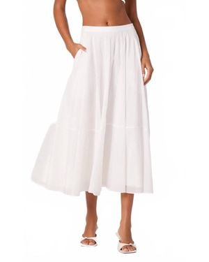 Astr Grace Skirt - White