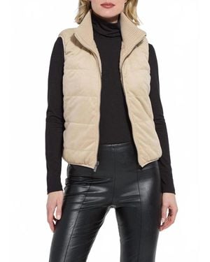 Lyssé Reversible Vest - Black