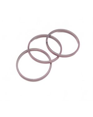 Pono Three Piece Braille Bangle Set - Multicolor