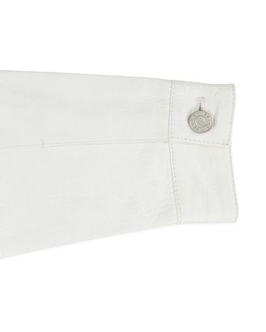 Purple Brand Leather Trucker Jacket Leather Jackets - White