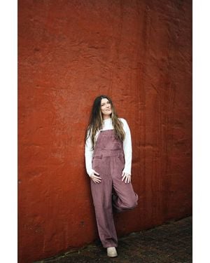 By Together Sugar Corduroy Jumpsuit - Brown