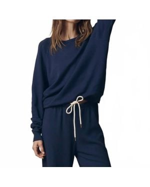 The Great College Crew Neck Long Sleeve Sweatshirt - Blue