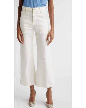Ramy Brook Cropped Clifford Jeans - White