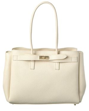 Isabella Rossetti Arden Leather Handbag - Natural