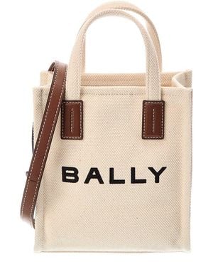 Bally Akeley Canvas Tote - Natural