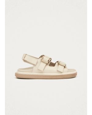 Alohas Harper Leather Sandals - Natural