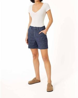 Level 99 Amie High Rise Short - Blue