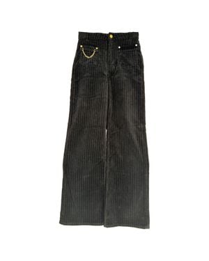 Ganni Magny Chain Accent Pants - Black