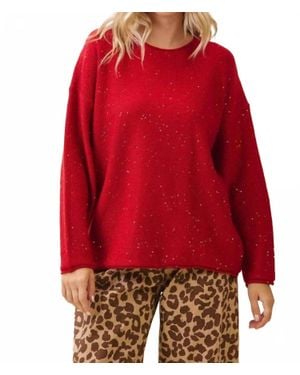 GeeGee X Lovelo Ruby Glow Sweater - Red