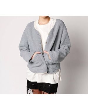 Sadie & Sage Bluebird Shearling Jacket - Gray