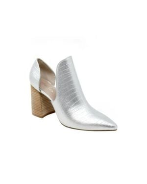 Charles David Varro Boots Cut-Out Booties Jobb1162 - White