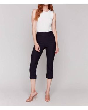 Charlie b Port Royale Capri Pant - Blue