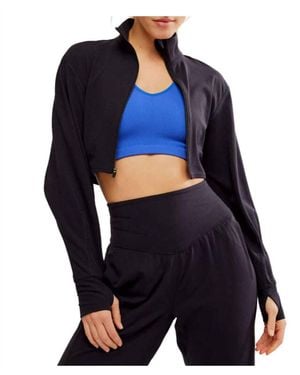 Fp Movement Never Better Cozy Layer Zip Top - Blue