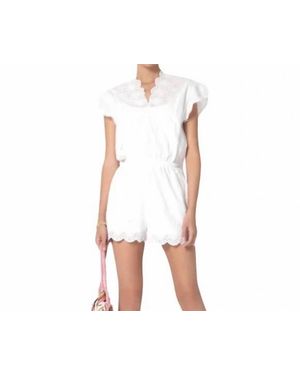 Tart Collections Adelaide Eyelet Romper - White