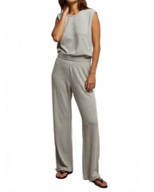PERFECTWHITETEE Ellie Loop Terry Tank - Gray