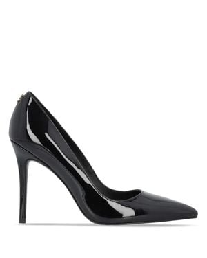 Pinko Juliette Glossy Stiletto Pointed-Toe Pumps - Black