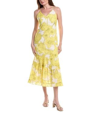 FLORA BEA NYC Franzi Midi Dress - Yellow