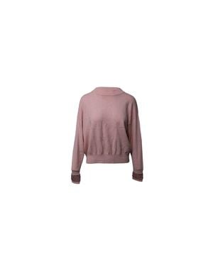 Alexander Wang Sweater With Crystal Cuffs - Black