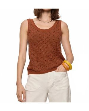 Sanctuary Dune Studded Tank - Brown