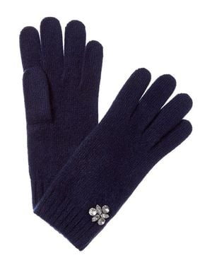Portolano Stones Cashmere Gloves - Blue