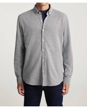 Mavi Long Sleeve Button Down Shirt - Gray