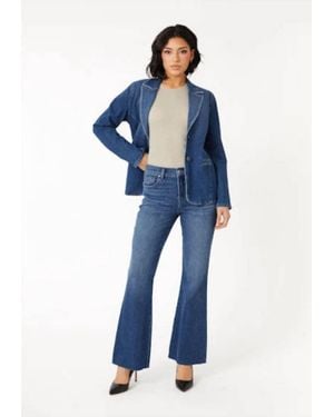 Level 99 Claudia Flare Jean - Blue