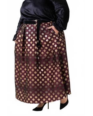 Emily Lovelock Zelda Maxi Skirt - Red