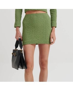 Nanushka Lyle Mini Skirt - Green