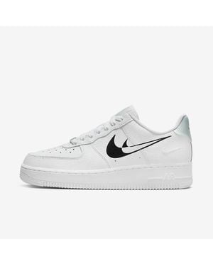 Nike Air Force 1 Low 07 Dv3455-100 Sneaker Leather Lifestyle Shoes - Metallic