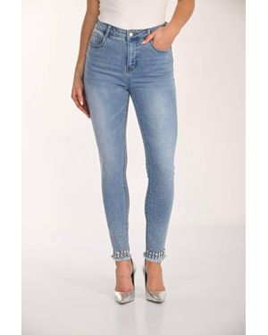 FRANK LYMAN High-Waisted Skinny Jeans - Blue