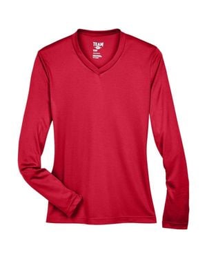 Team 365 Zone Performance Long Sleeve T-Shirt - Red
