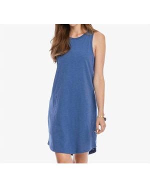 Southern Tide Portia Sun Farer Tank Dress - Blue